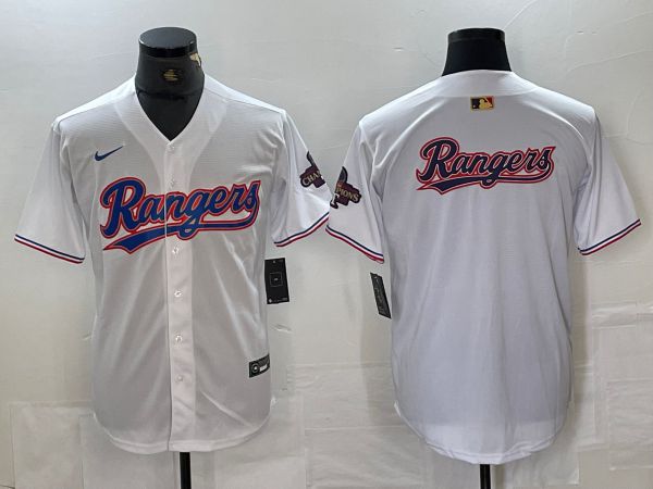Men Texas Rangers Blank White Game Nike 2024 MLB Jersey style 4->texas rangers->MLB Jersey